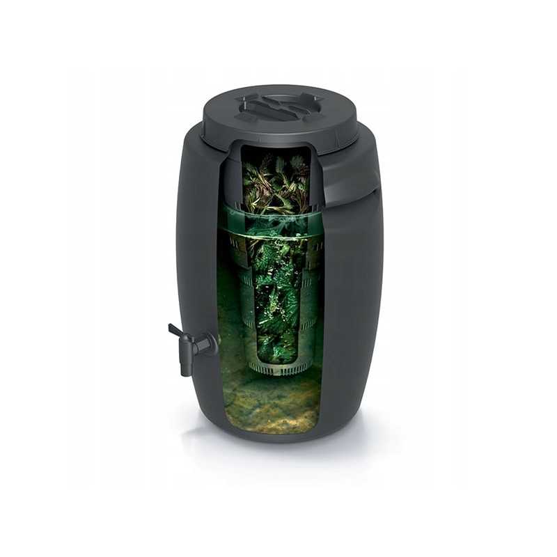 25l komposteris, trąšų bakas, čiaupas