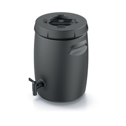 25l komposteris, trąšų bakas, čiaupas