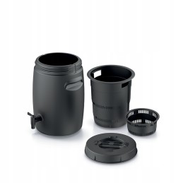 25l komposteris, trąšų bakas, čiaupas