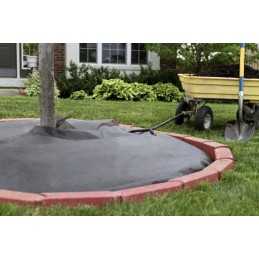 Agrotekstilė piktžolėms gf 1,6x5m ruda nuo piktžolių agrotekstilė 50g