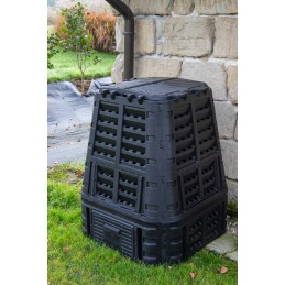 Komplektacija: komposteris 480l + rozahuuso trąšos 4x5g nemokamos pirštinės