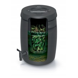 Combioliq 25l sodo trąšų bakas - juodas.