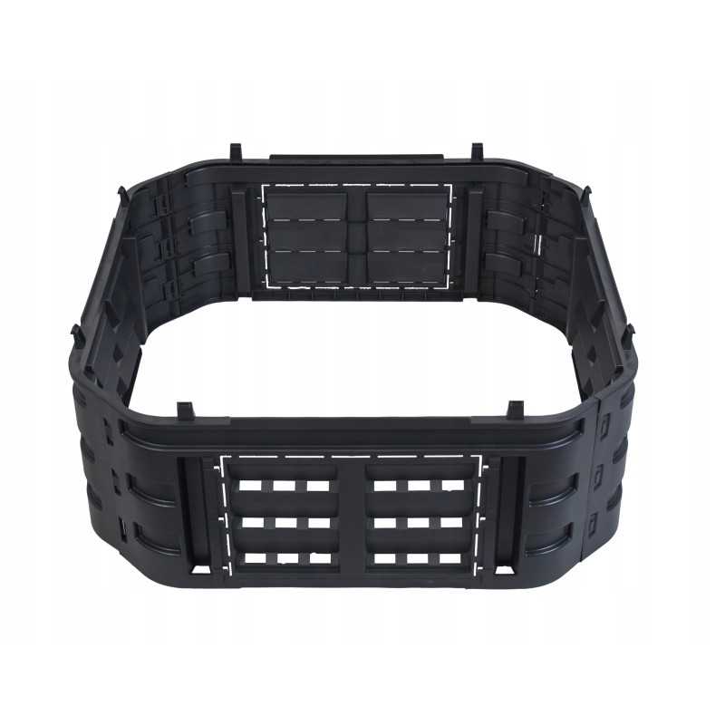 Komposterio išplėtimo modulis 260l juodas