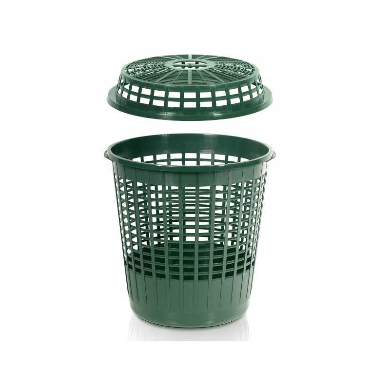 Sodo krepšelis su dangteliu