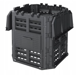 Ištisus metus veikiantis termokomposteris iš plastiko – 300 litrų talpos.