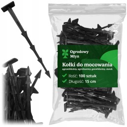 Ankeriai kaiščiai kaiščiai agrotekstilei agrotekstilei tvirtinimai 15 cm 100 vnt