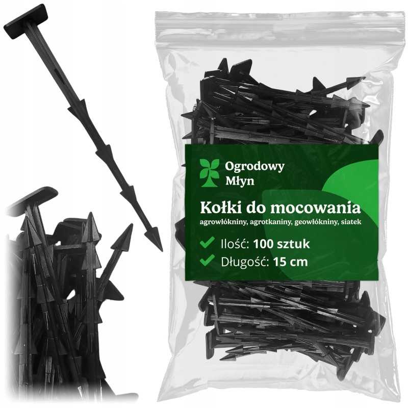 Ankeriai kaiščiai kaiščiai agrotekstilei agrotekstilei tvirtinimai 15 cm 100 vnt