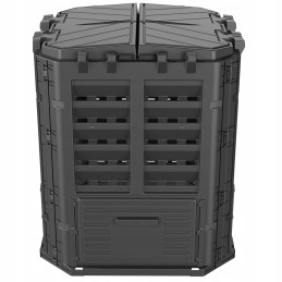 Eco Patrol sodo komposteris 300l, atsparus šalčiui, stiprus, juodas, modulinis UV