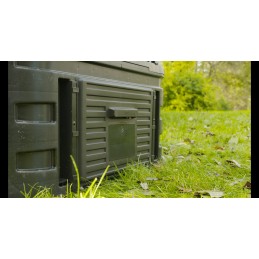 Eco Patrol sodo komposteris 300l, atsparus šalčiui, stiprus, juodas, modulinis UV