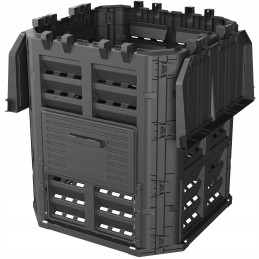 Eco Patrol sodo komposteris 300l, atsparus šalčiui, stiprus, juodas, modulinis UV