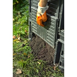 Eco Patrol sodo komposteris 300l, atsparus šalčiui, stiprus, juodas, modulinis UV