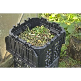 Eco Patrol sodo komposteris 300l, atsparus šalčiui, stiprus, juodas, modulinis UV