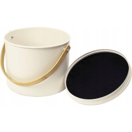 Komposterio dėžė Bio šiukšliadėžė su anglies filtru 7 l akmenukų kremas