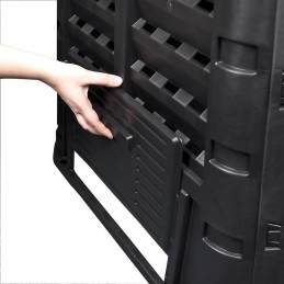 480l juodas komposteris