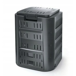 Prosperplast komposteris 220l juodas kompožalias sumedėjęs