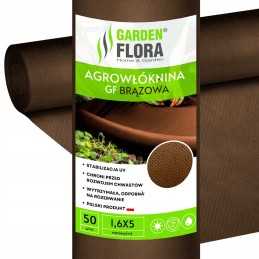 Ruda agrotekstilė 1,6m x 5mb 50g/m2 uv