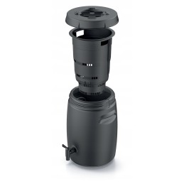 Combioliq 25l sodo trąšų bakas - juodas.