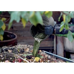 Combioliq 25l sodo trąšų bakas - juodas.