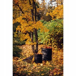 Fiskars tvirtas iššokantis sulankstomas sodo krepšelis žolės šiukšlių maišas 172l