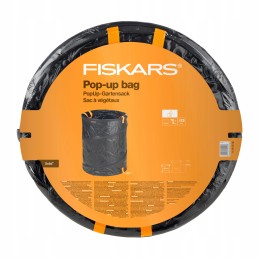 Fiskars tvirtas iššokantis sulankstomas sodo krepšelis žolės šiukšlių maišas 172l