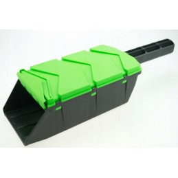 Žalios druskos ir grūdų dozatorius