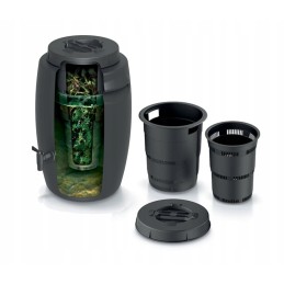 Komposterio bakas su čiaupu, 55 litrai, srutų trąšoms, trąšoms gaminti