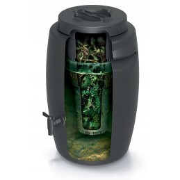 Komposterio bakas su čiaupu, 55 litrai, srutų trąšoms, trąšoms gaminti