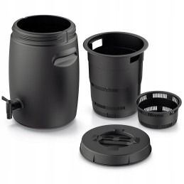 Komposterio trąšų bakas, srutos, 25l, sodo statinė su čiaupu