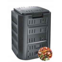 Compogreen plastikinis komposteris 320l juodas