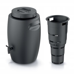 Combioliq 55l sodo trąšų bakas - juodas.