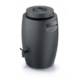 Combioliq 55l sodo trąšų bakas - juodas.