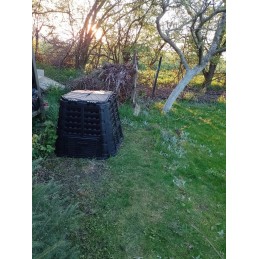 Multi 480l patrulinis komposteris juodas