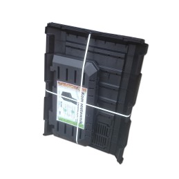 1 kameros ecobat komposteris, 400 l, juodas