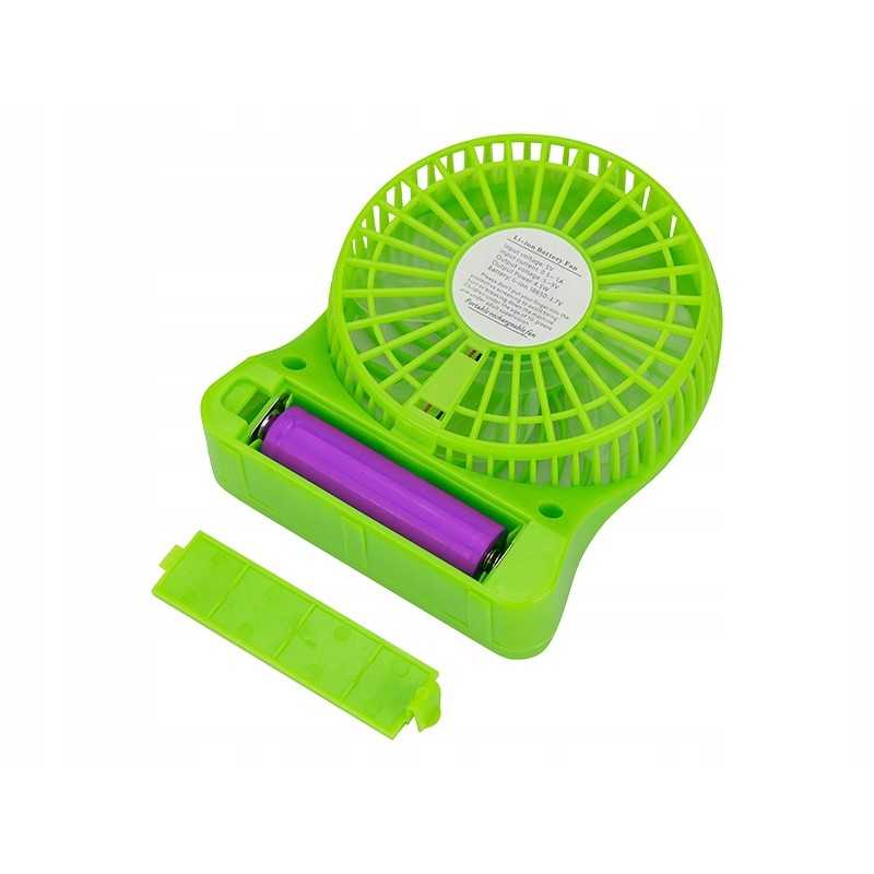 Stalinis ventiliatorius 14cm usb + baterijų derinio spalvos