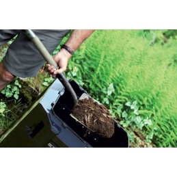 Prosperplast komposteris, beveik 400 litrų, 1 kameros, juodas