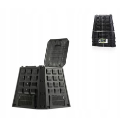 Termokomposteris 420 l, juodas kūgis ikel420c