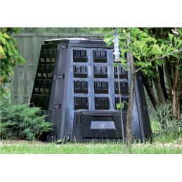 Termokomposteris 420 l, juodas kūgis ikel420c