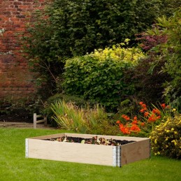 Masyvus medinis ekologiškas sodo komposteris, 190 litrų