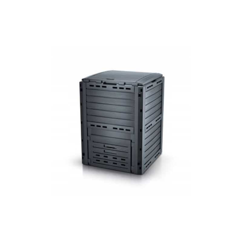 Sodo komposteris sumedėjęs 280l antracitas