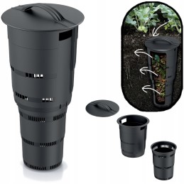 Požeminis modulinis komposteris, sodo trąšos, 11 litrų