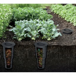 Požeminis modulinis komposteris, sodo trąšos, 11 litrų