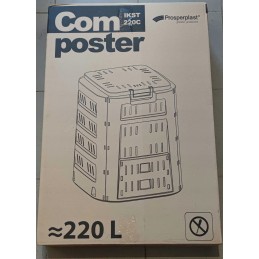 Sodo komposteriai 220l kompostui, juodi