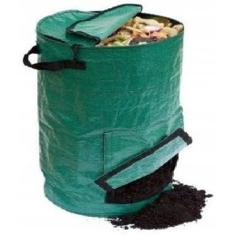 Sodo komposteris, sulankstomas komposto maišelis sodui, 265 litrai