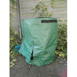 Sodo komposteris, sulankstomas komposto maišelis sodui, 265 litrai