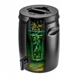 Trąšų rezervuaras 25 l sodo statinė, gaminanti srutų trąšas su čiaupu