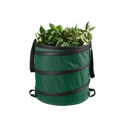 Sulankstomas lapų krepšys 85l parko pusėje 47x50cm iki 50kg žalias