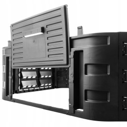 Kompostoriaus išplėtimo modulis, šalčiui atsparus sodo komposteris ištisus metus