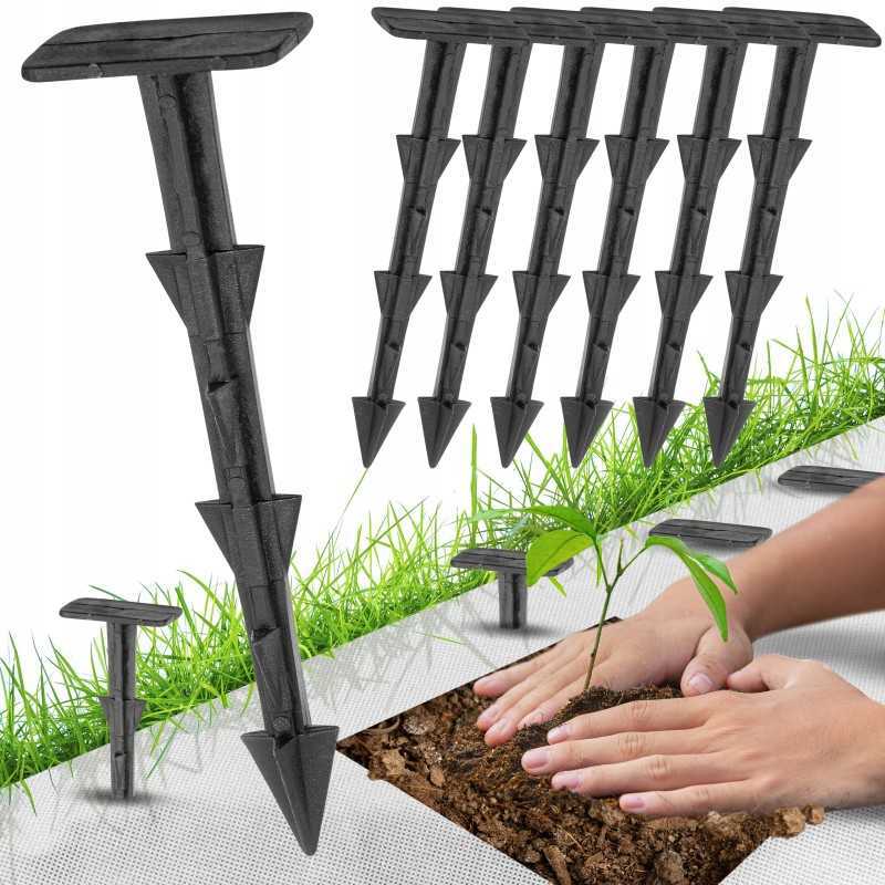 Smeigtukai/smeigtukai agrotekstilės inkarui 100vnt x 125mm