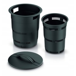 Combiosoil požeminis komposteris 11l - juodas