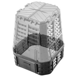 Kompostoriaus išplėtimo modulis, šalčiui atsparus sodo komposteris ištisus metus